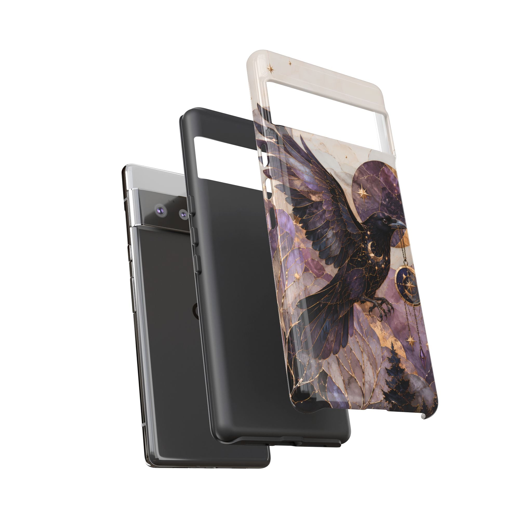 Raven Google Pixel Phone Case | Gothic Bird Phone Case