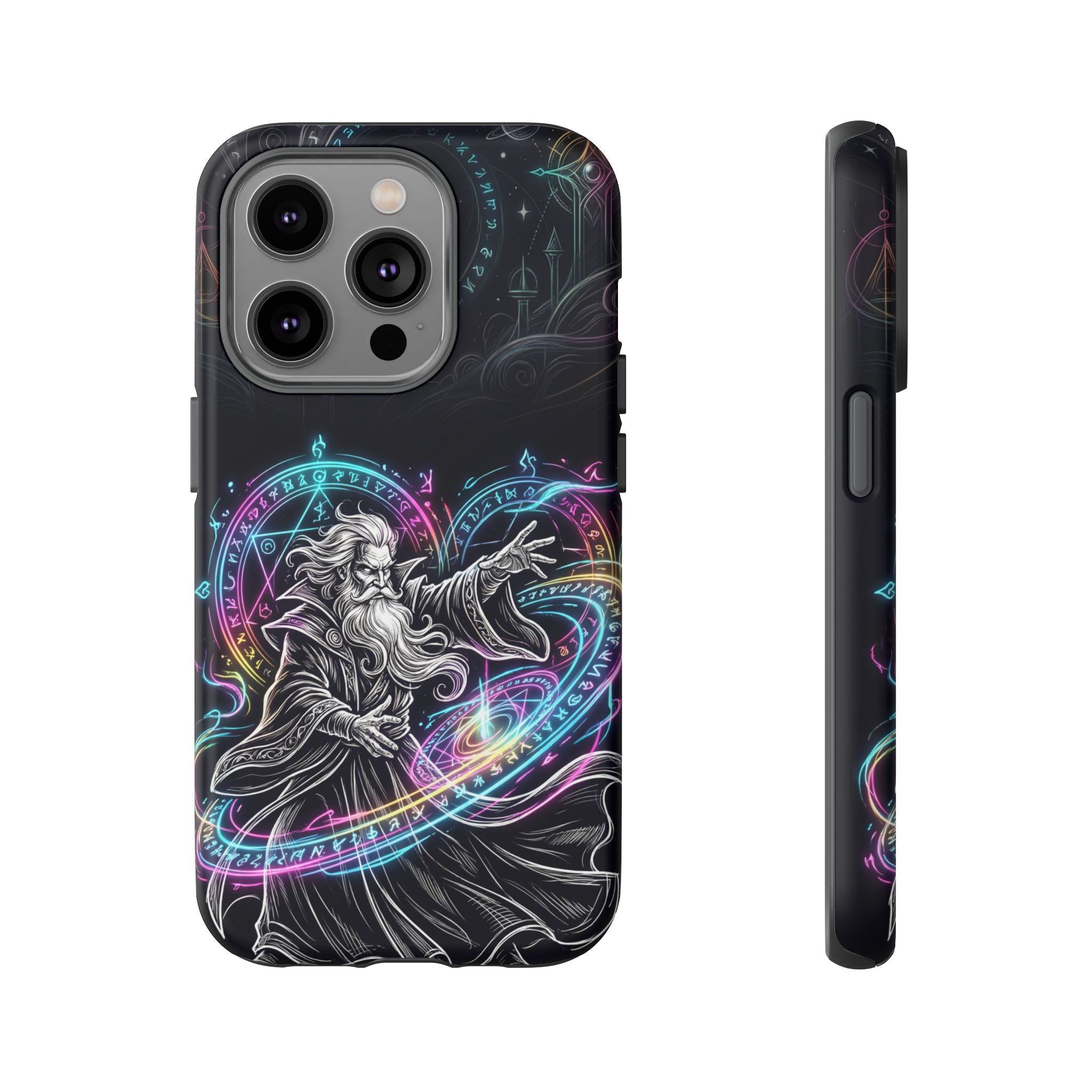 Neon Spell Art Wizard Magic iPhone Case