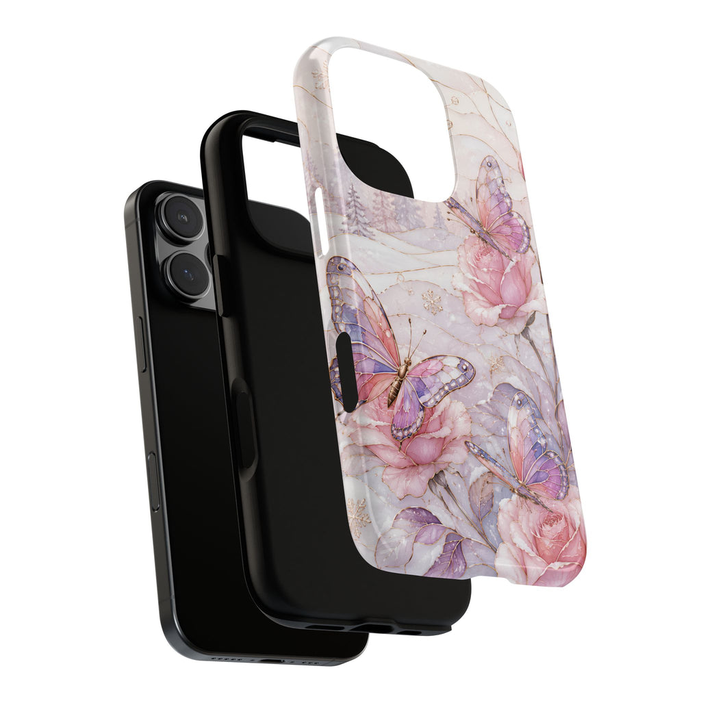 Butterfly Rose iPhone Case | Floral iPhone Case