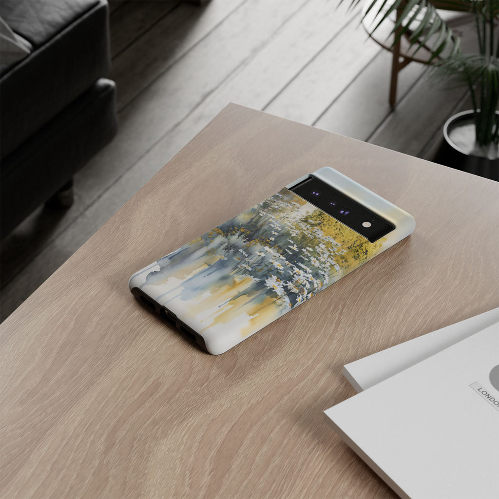 Watercolor Floral Daisy Garden Google Pixel Phone Case