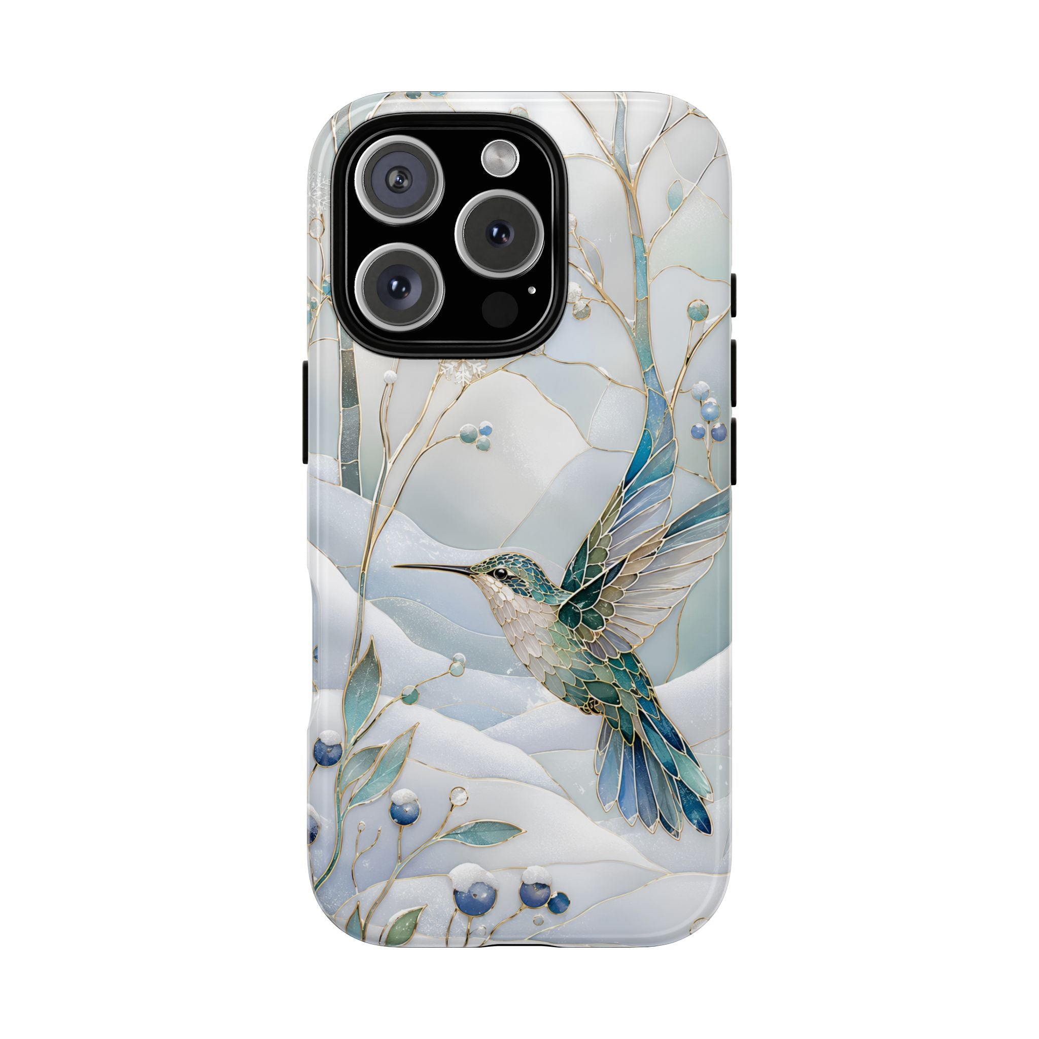 Hummingbird iPhone Case | Winter Bird iPhone Case