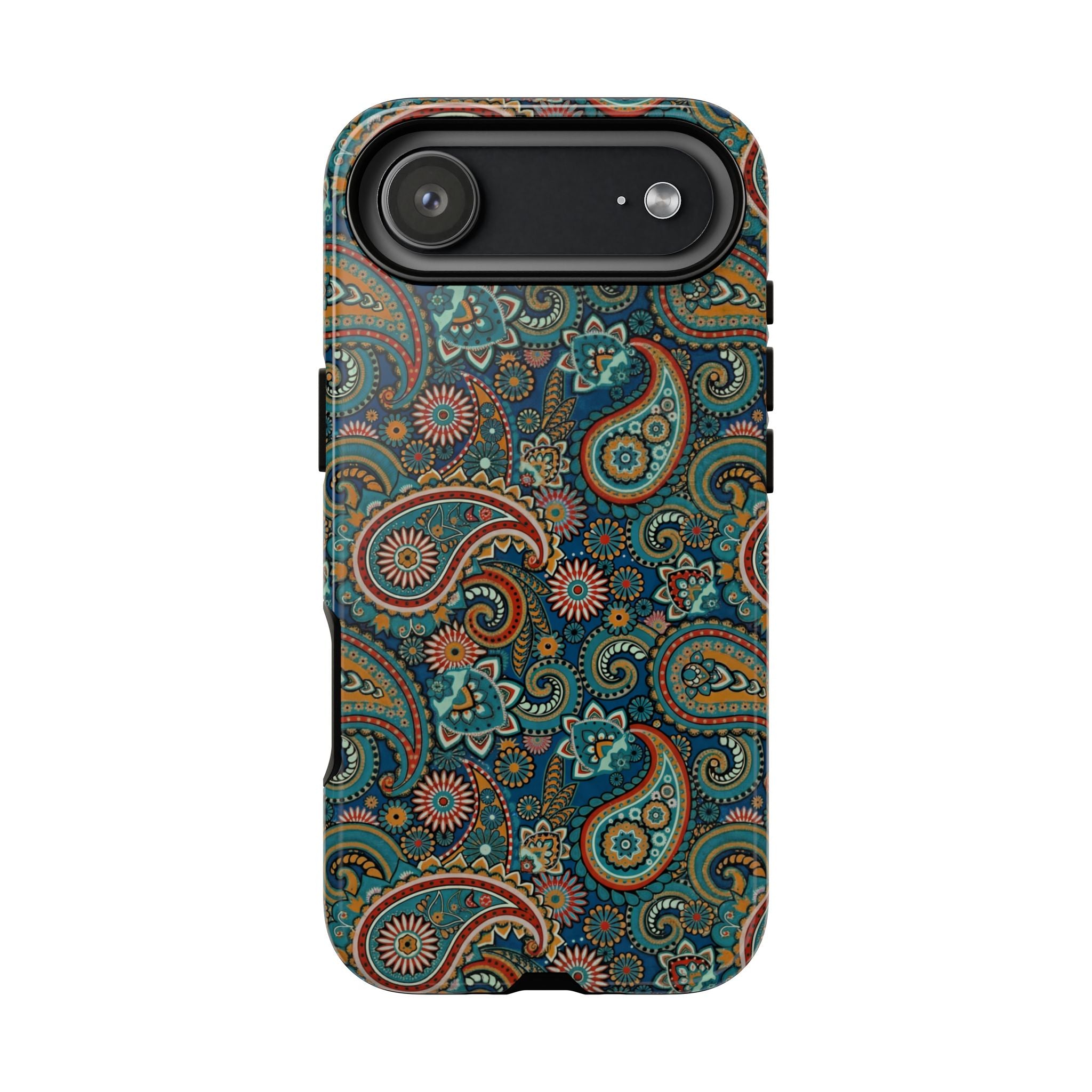 Batik Vibrant Paisley Protective Tough iPhone Case