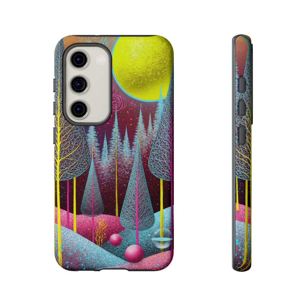Neon Dreamscape Forest Samsung Galaxy Case