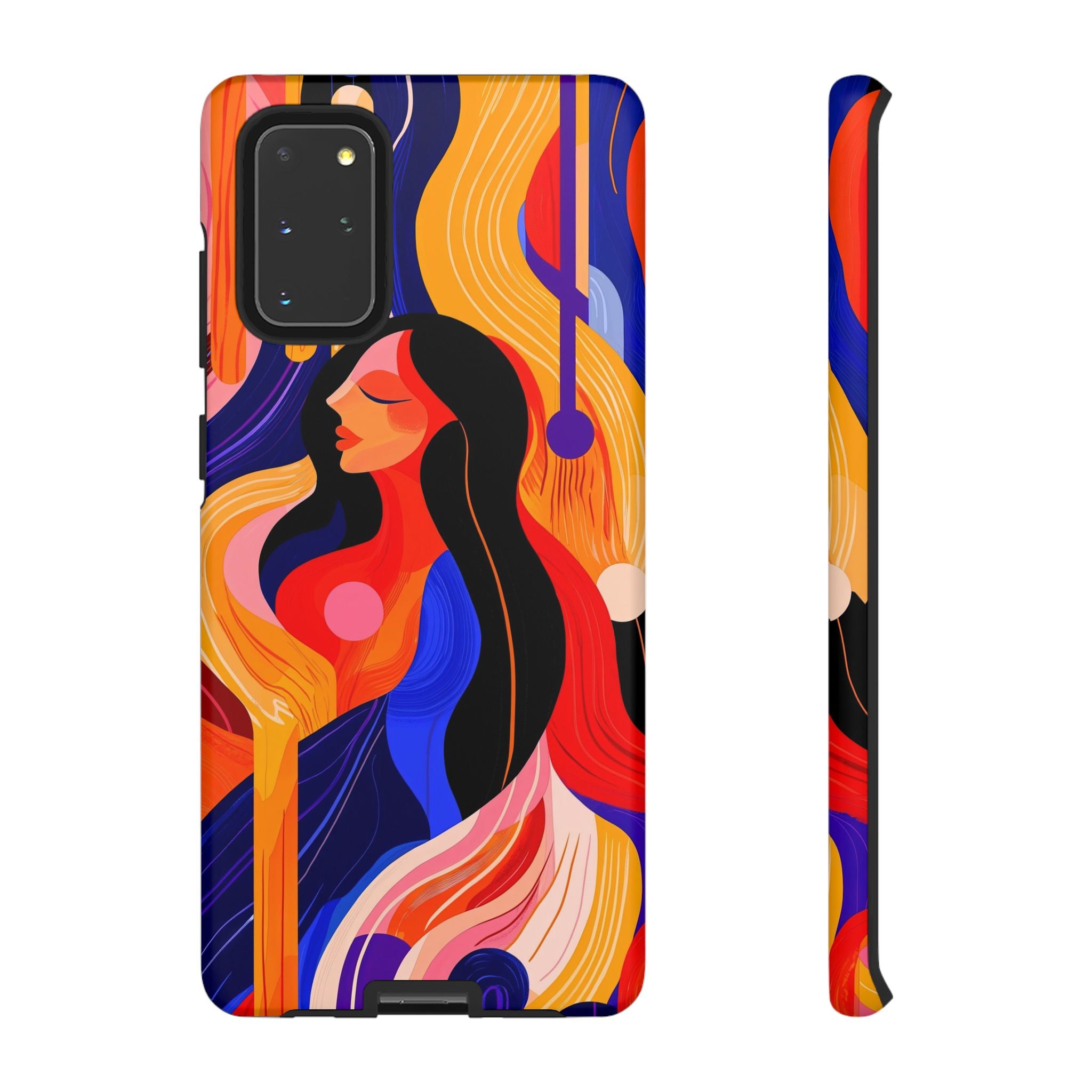 Abstract Colourful Woman Samsung Galaxy Tough Case | Vibrant Artistic