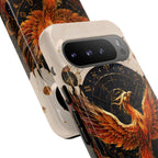 Phoenix Google Pixel Phone Case | Celestial Fire Bird Case