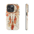 Dreamcatcher Tough iPhone Case | Watercolour Feather
