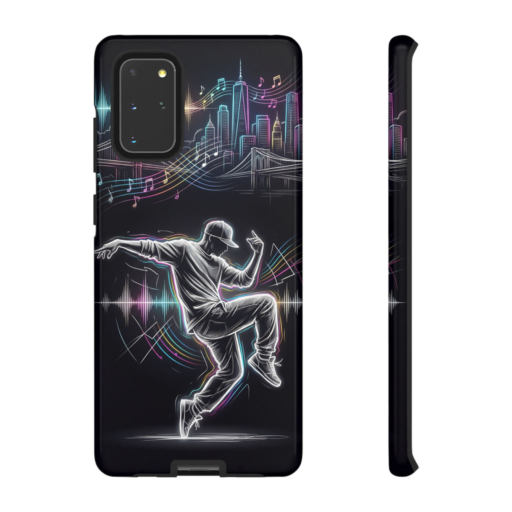 Dancer Neon Skyline Samsung Galaxy Phone Case