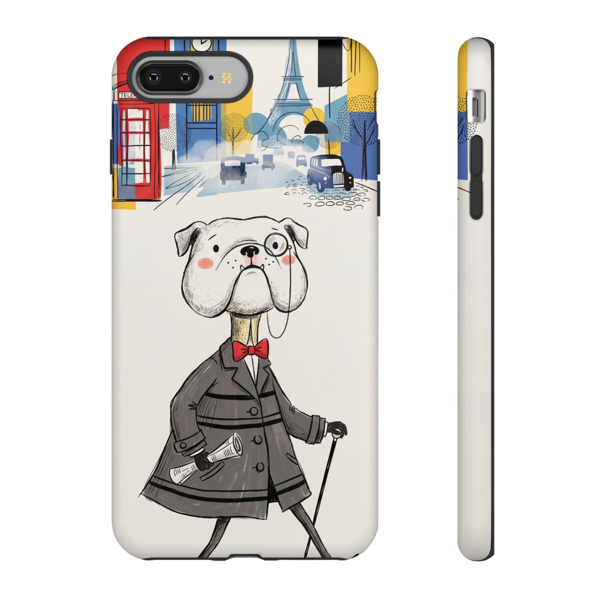 Vintage Dapper Gentleman Bulldog iPhone Case