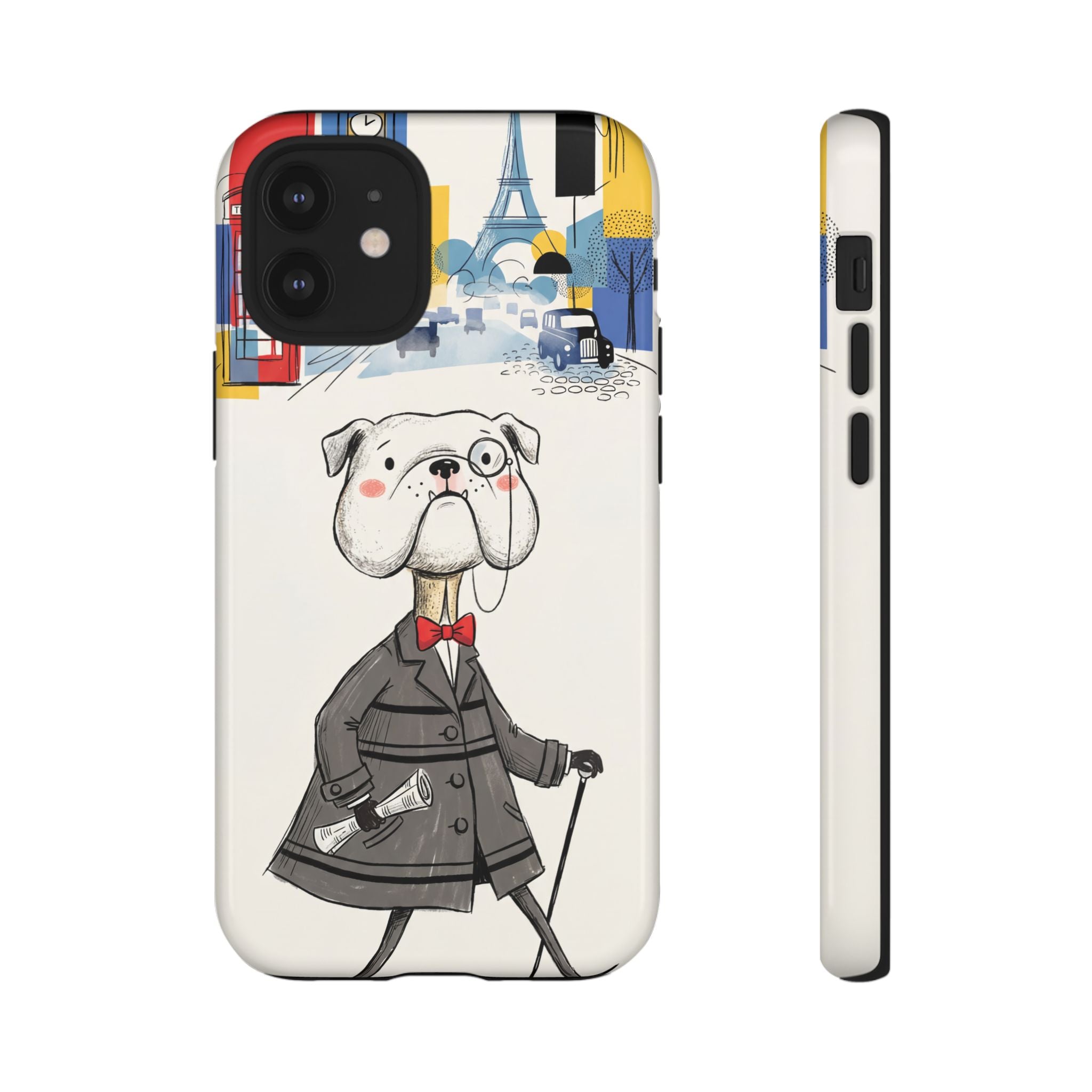 Vintage Dapper Gentleman Bulldog iPhone Case