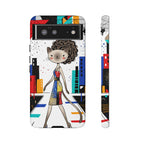 Catwalk City Google Pixel Phone Case | Cute Fashion Cat