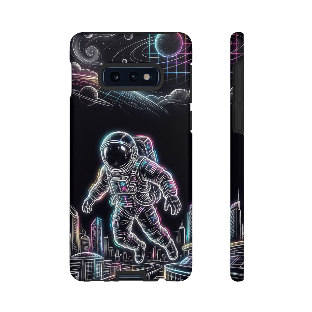 Space Explorer Astronaut Neon Samsung Galaxy Phone Case
