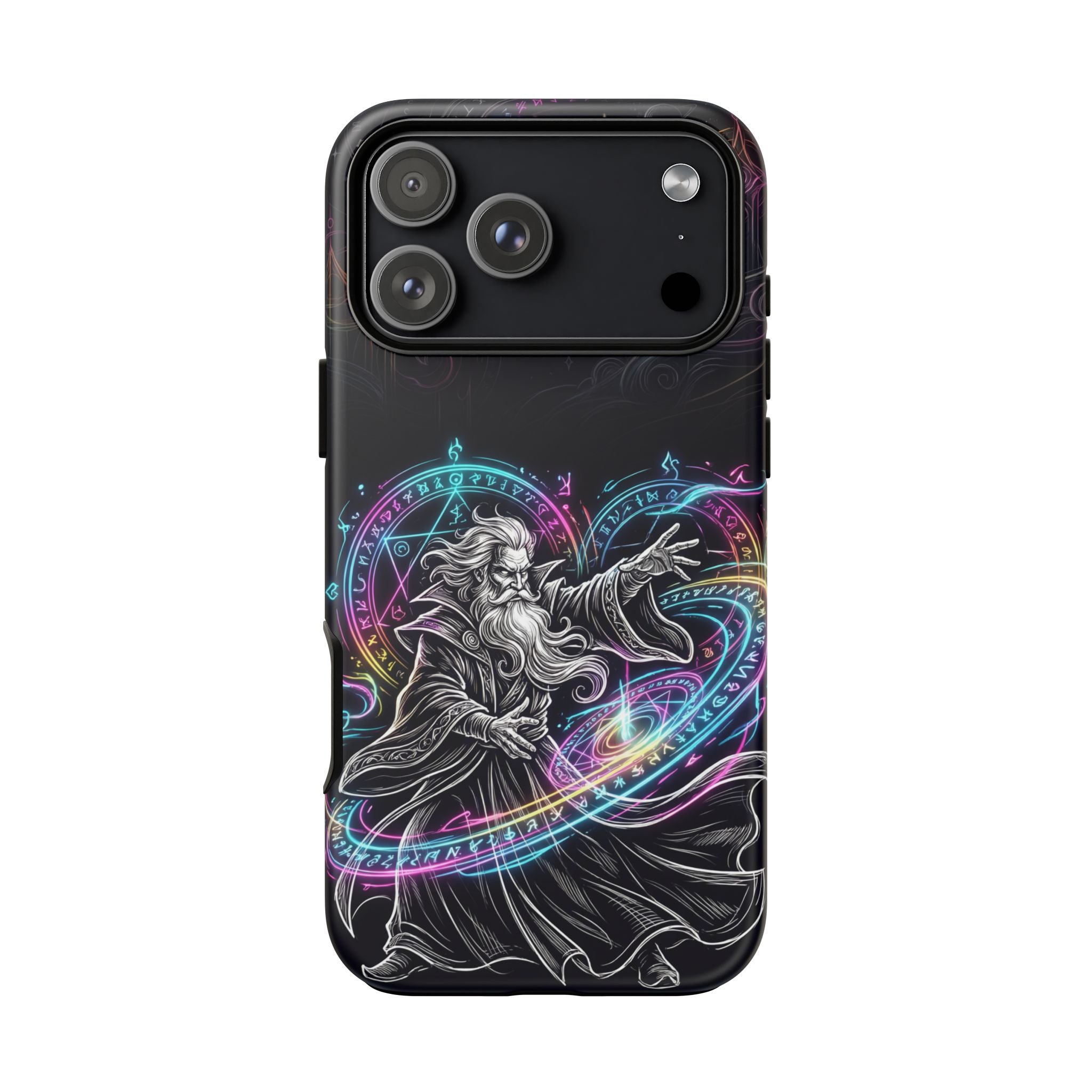 Neon Spell Art Wizard Magic iPhone Case