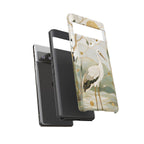 Heron Google Pixel Phone Case | Coastal Bird Phone Case