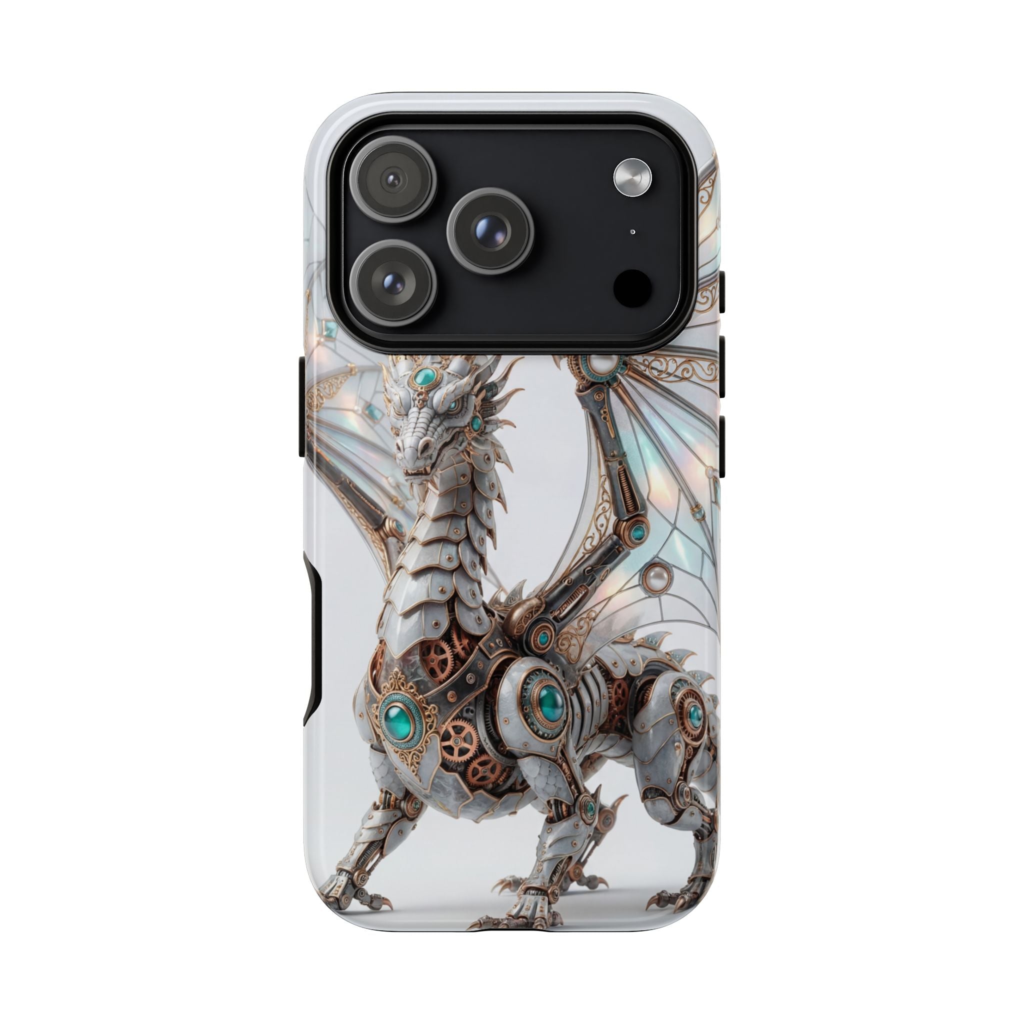 Steampunk Mechanical Dragon iPhone Case — Fantasy Armor Protective Cover
