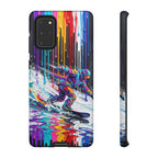 Colourful Snowboarder Art  Samsung Galaxy Phone Case