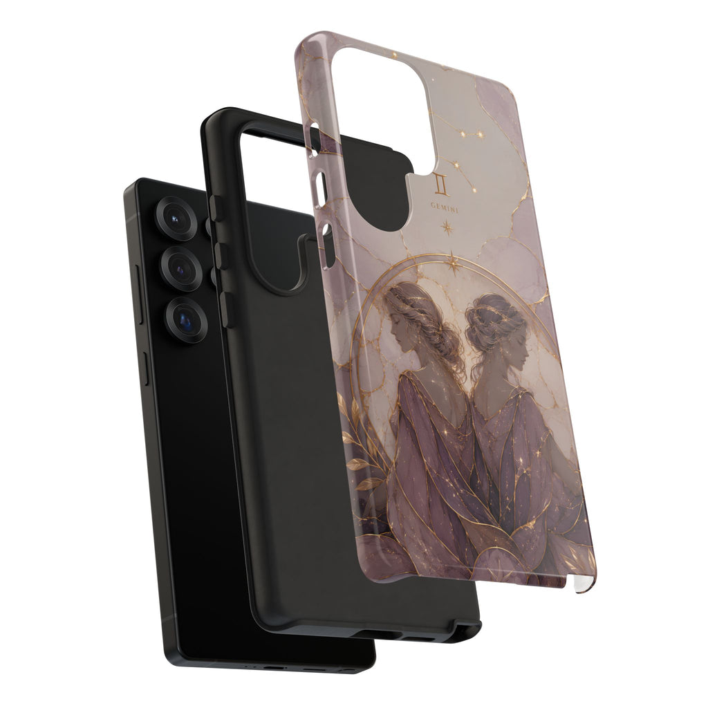 Gemini Zodiac Samsung Galaxy Phone Case | Twin Constellation Phone Case
