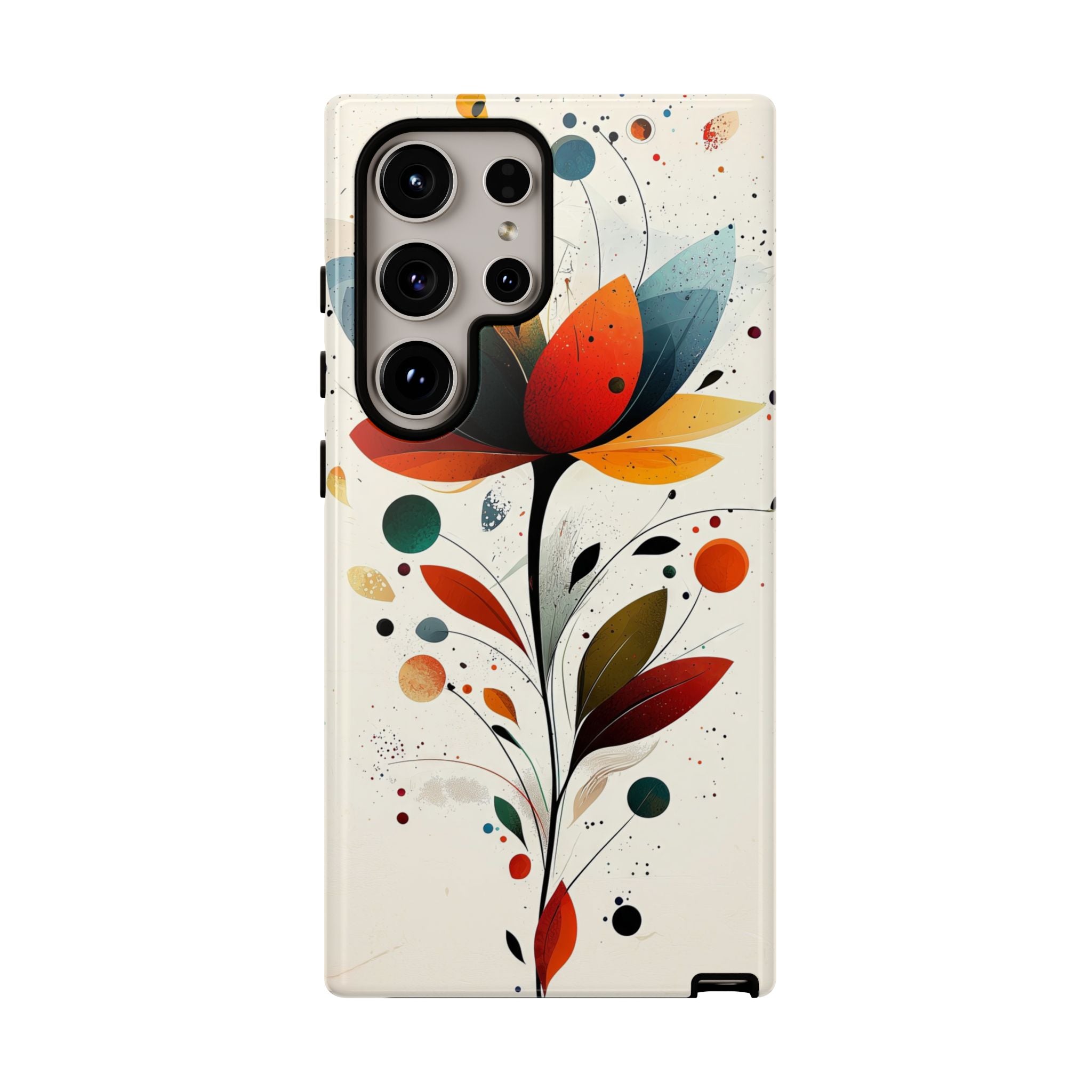 Floral Art Samsung Galaxy Case | Colourful Abstract Bloom