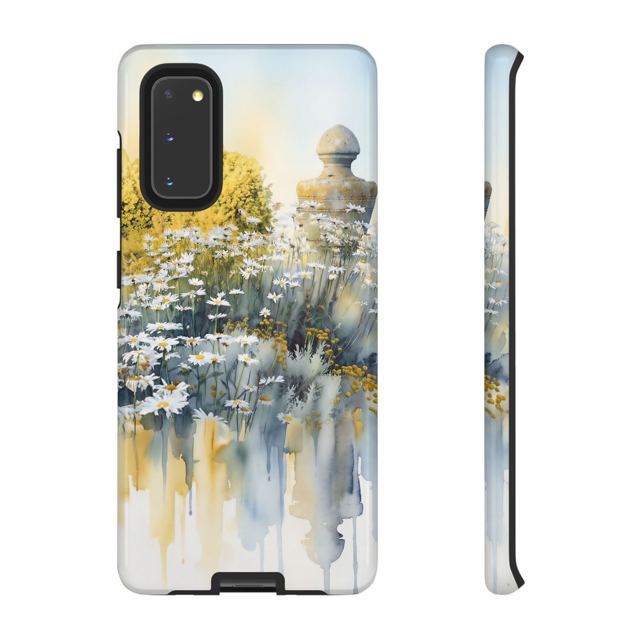 Watercolor Floral Daisy Garden Samsung Galaxy Phone Case