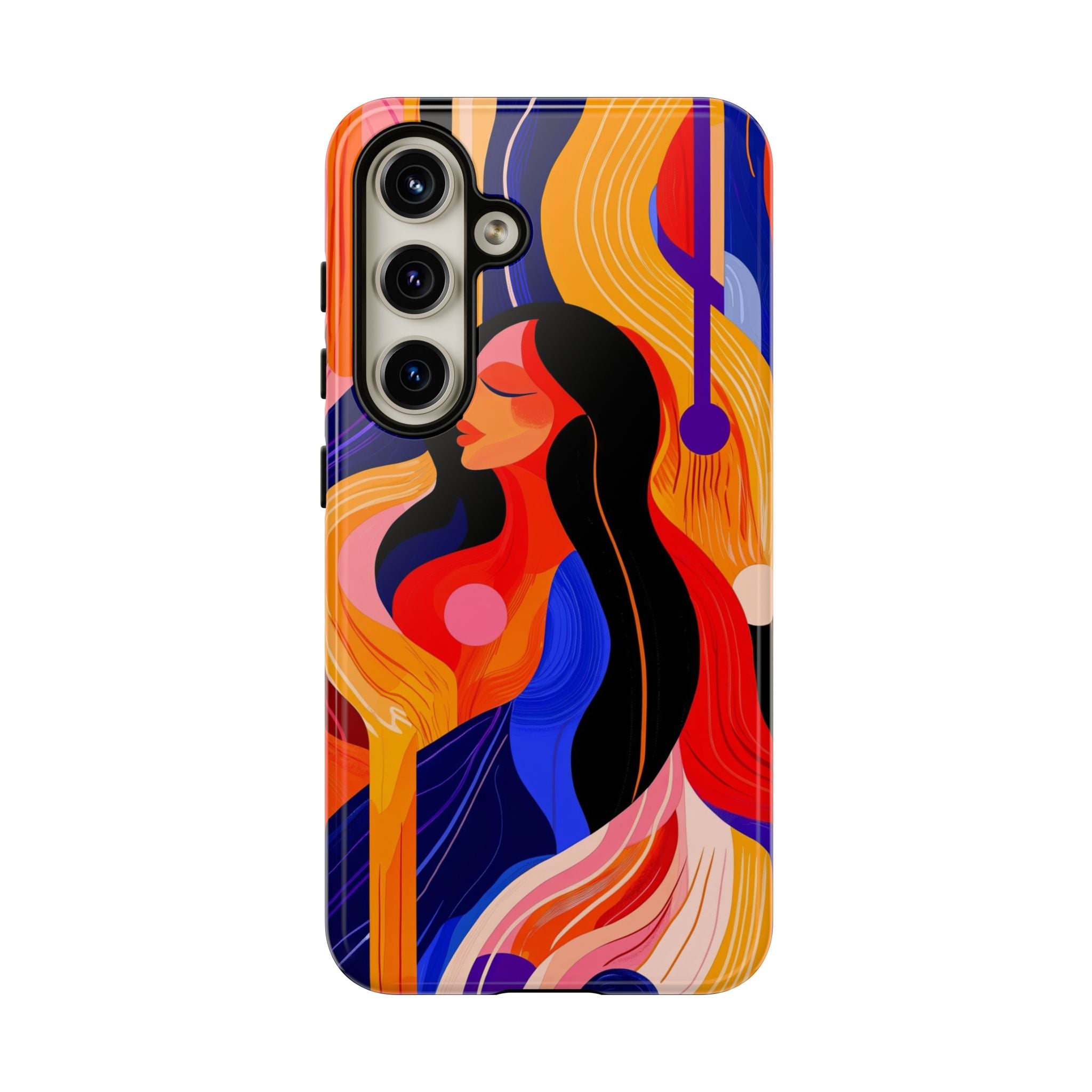Abstract Colourful Woman Samsung Galaxy Tough Case | Vibrant Artistic