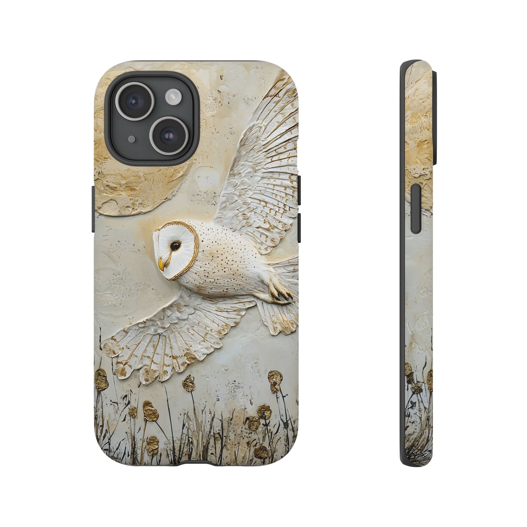 Barn Owl iPhone Case — Elegant Flying Owl Wildlife