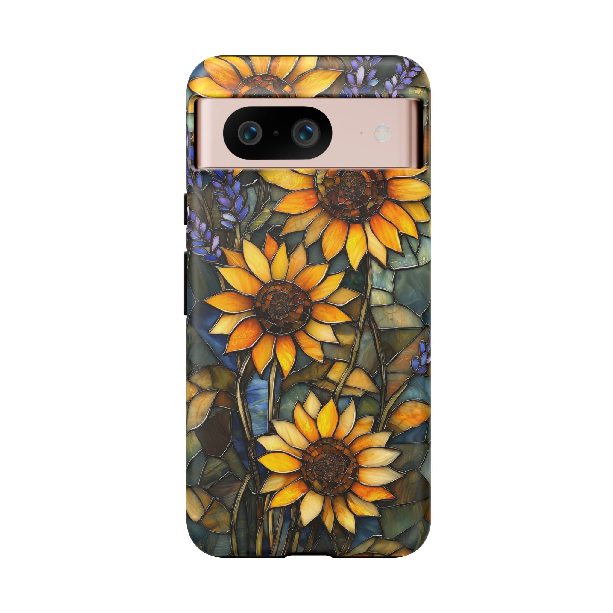 Sunflower Stained Glass Tough Google Pixel Case