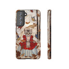 Custodia per Samsung Galaxy con motivo principessa gatto vintage