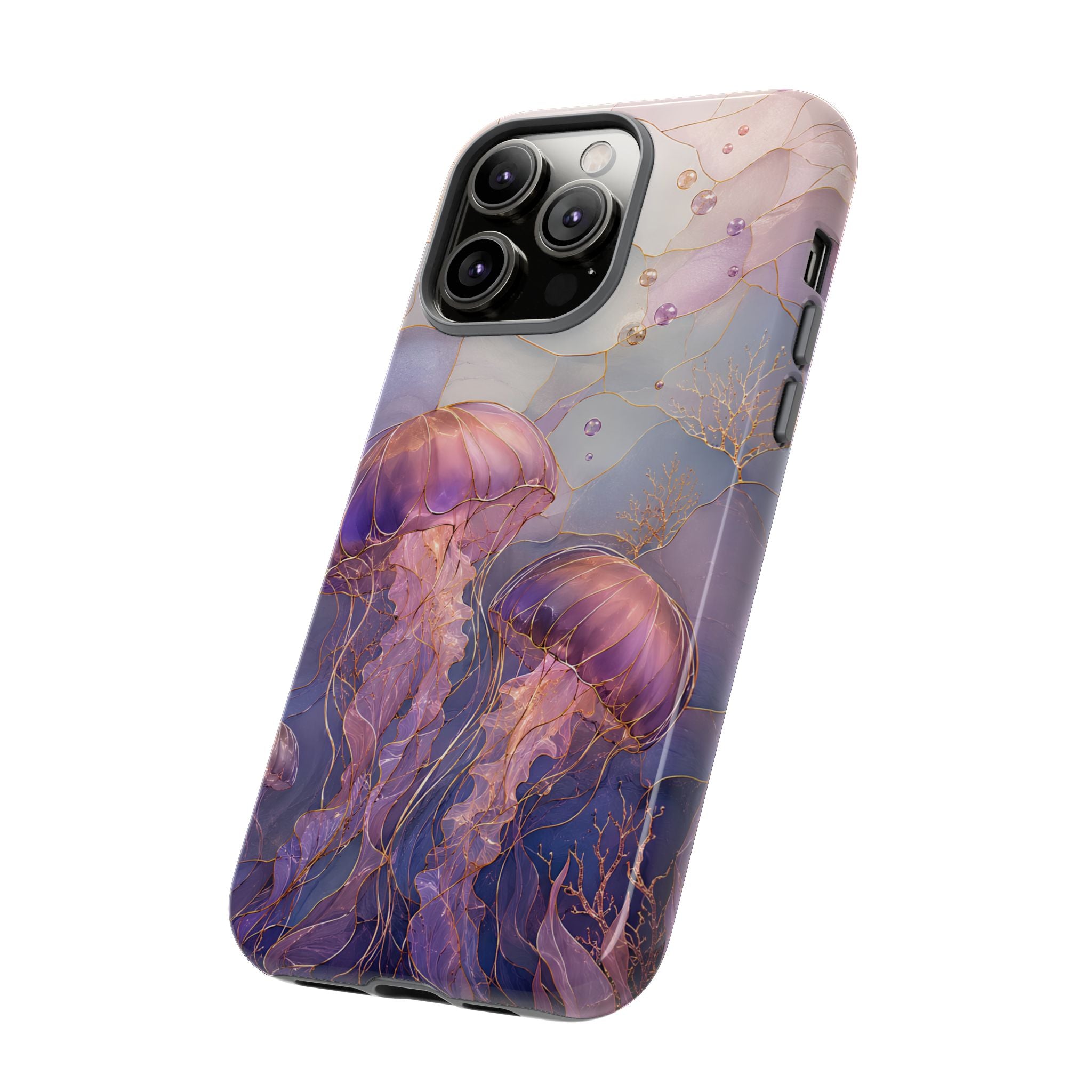 Jellyfish iPhone Case | Stained Glass Ocean iPhone Case