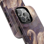 Swan iPhone Case | Moonlit Lake iPhone Case