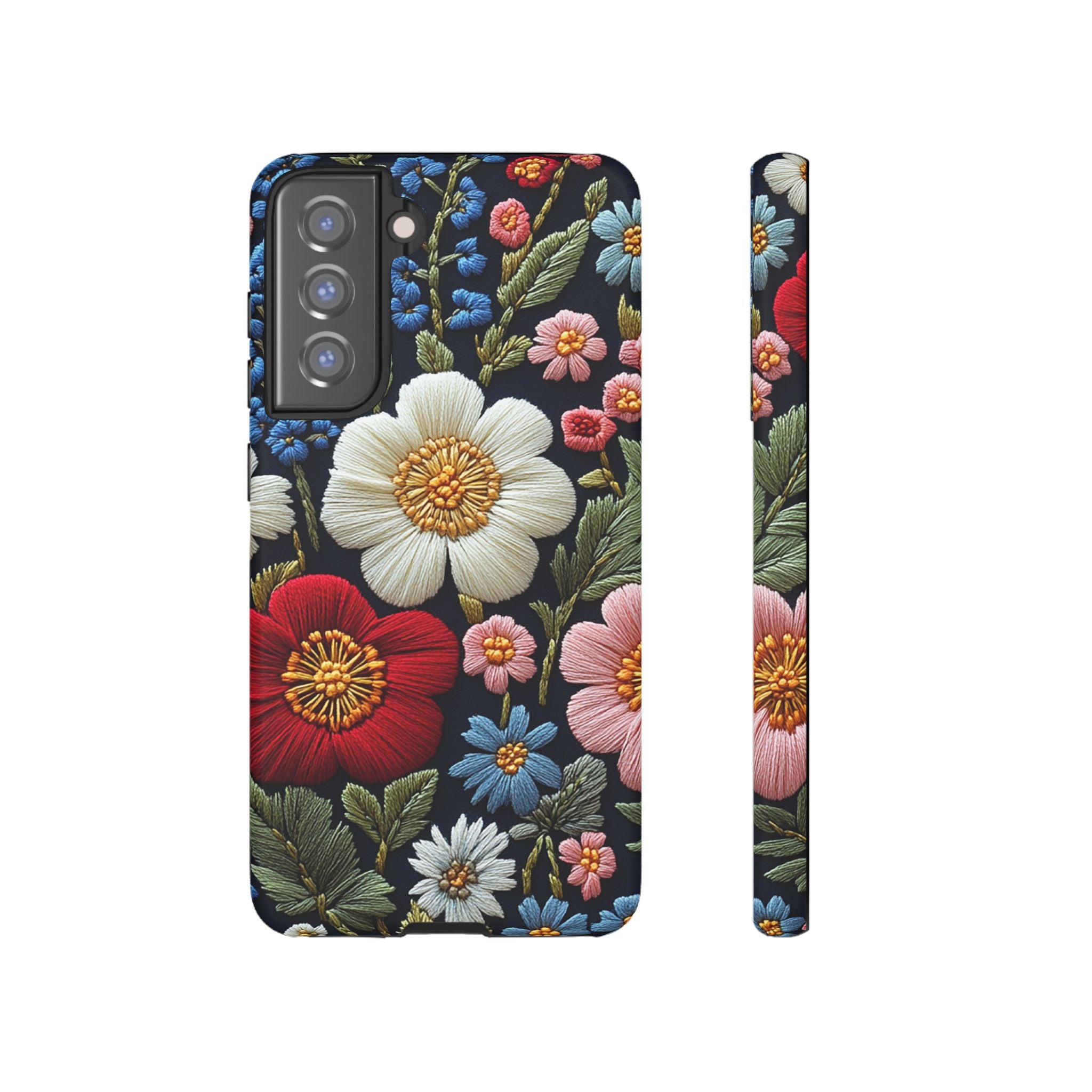 Floral Embroidered Garden Samsung Galaxy Case