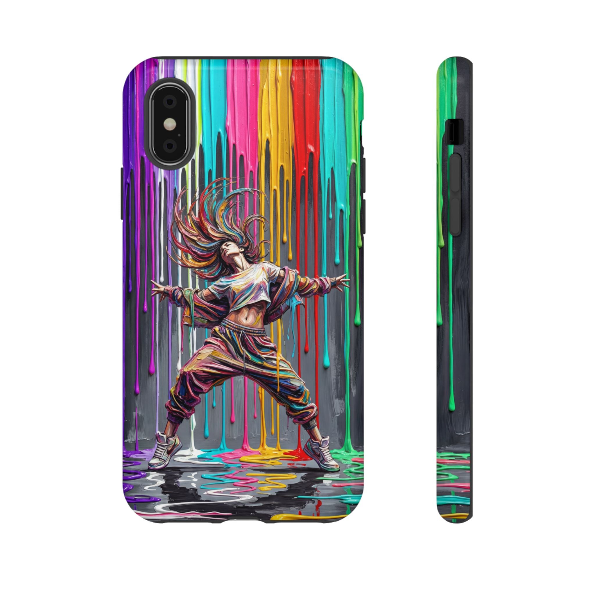 iPhone Case | Colorful Street Dance Drip Design
