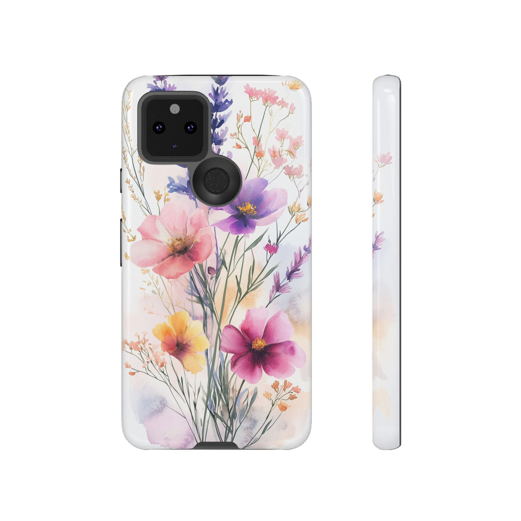 Floral Watercolour Google Pixel Case | Pastel Bouquet
