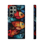 Fish Mosaic Tough Samsung Galaxy Case — Colourful Artistic Fish Pattern