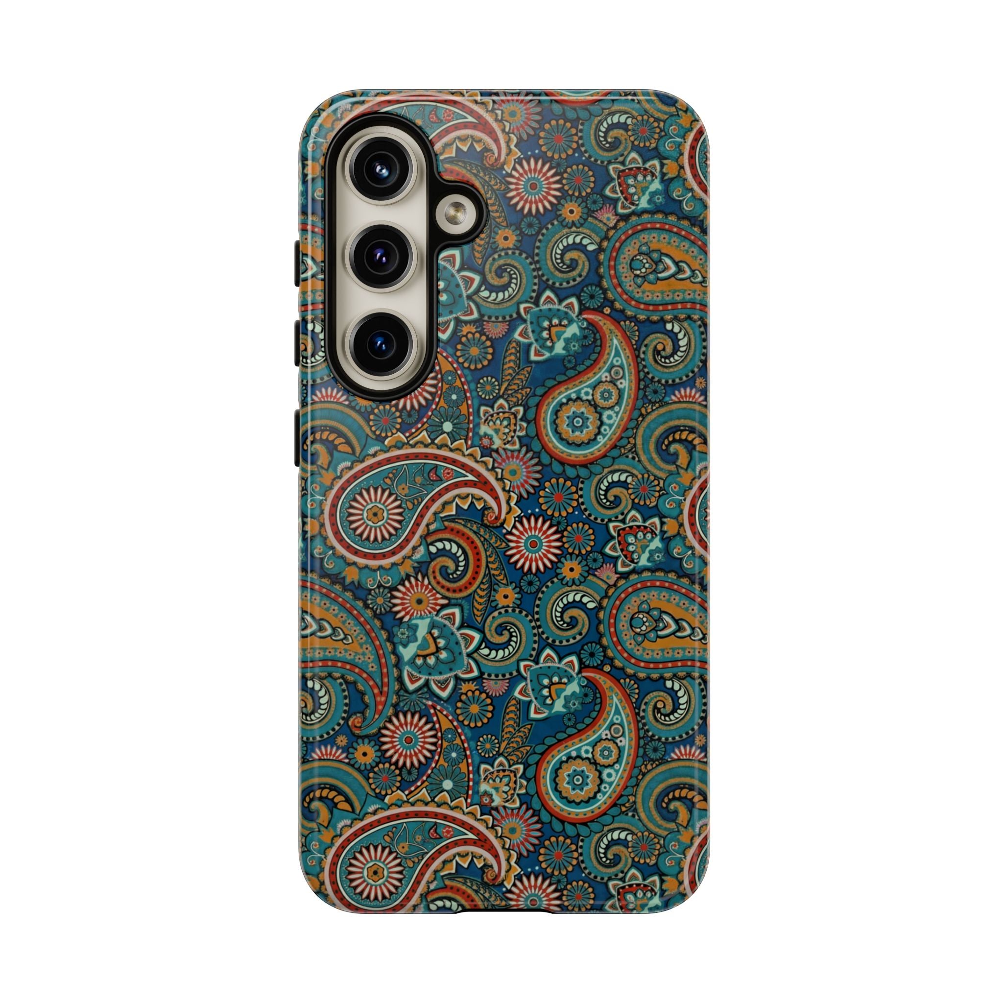 Batik Vibrant Paisley Protective Tough Samsung Galaxy Case