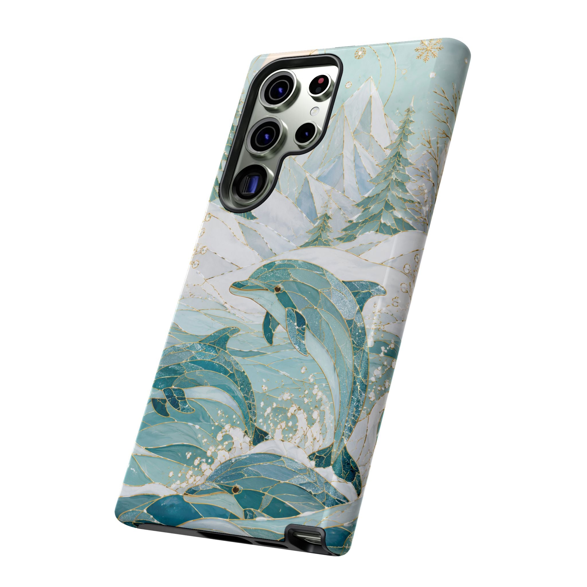 Dolphin Phone Samsung Galaxy Case | Ocean Wave Phone Case