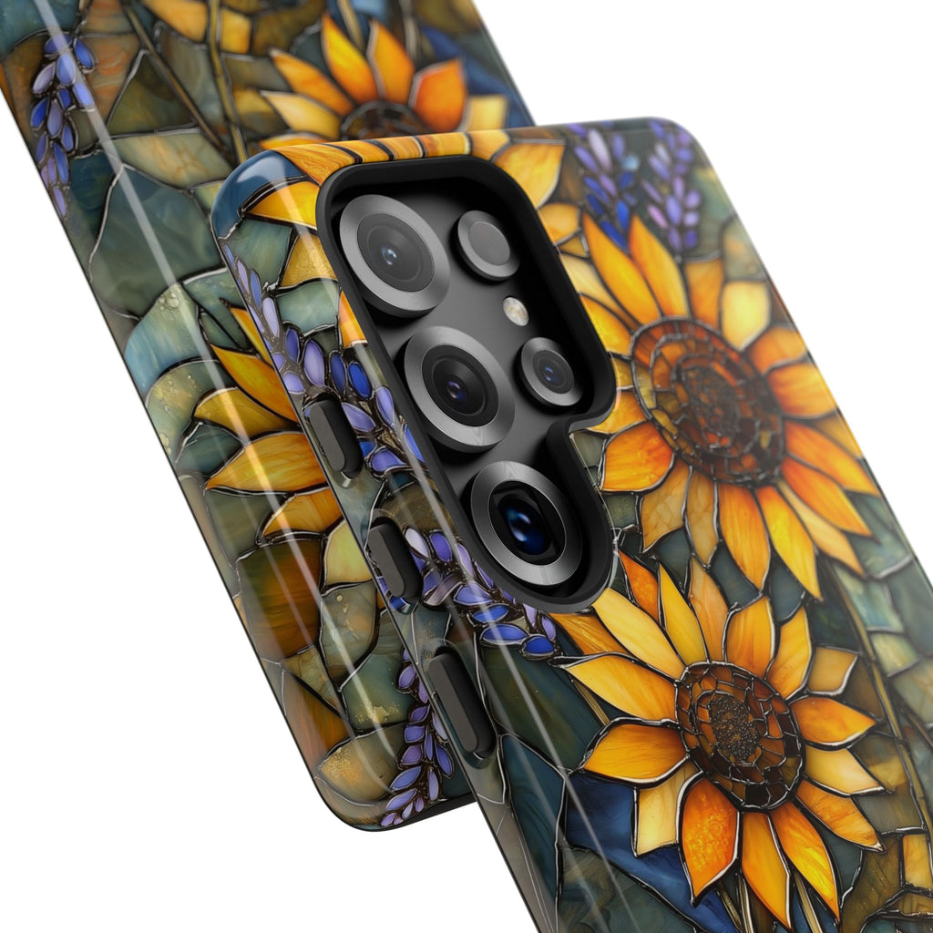Sunflower Stained Glass Samsung Galaxy Case