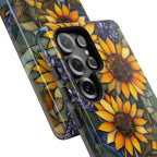 Sunflower Stained Glass Samsung Galaxy Case
