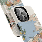 Retro Coastal Road Trip Design iPhone Case