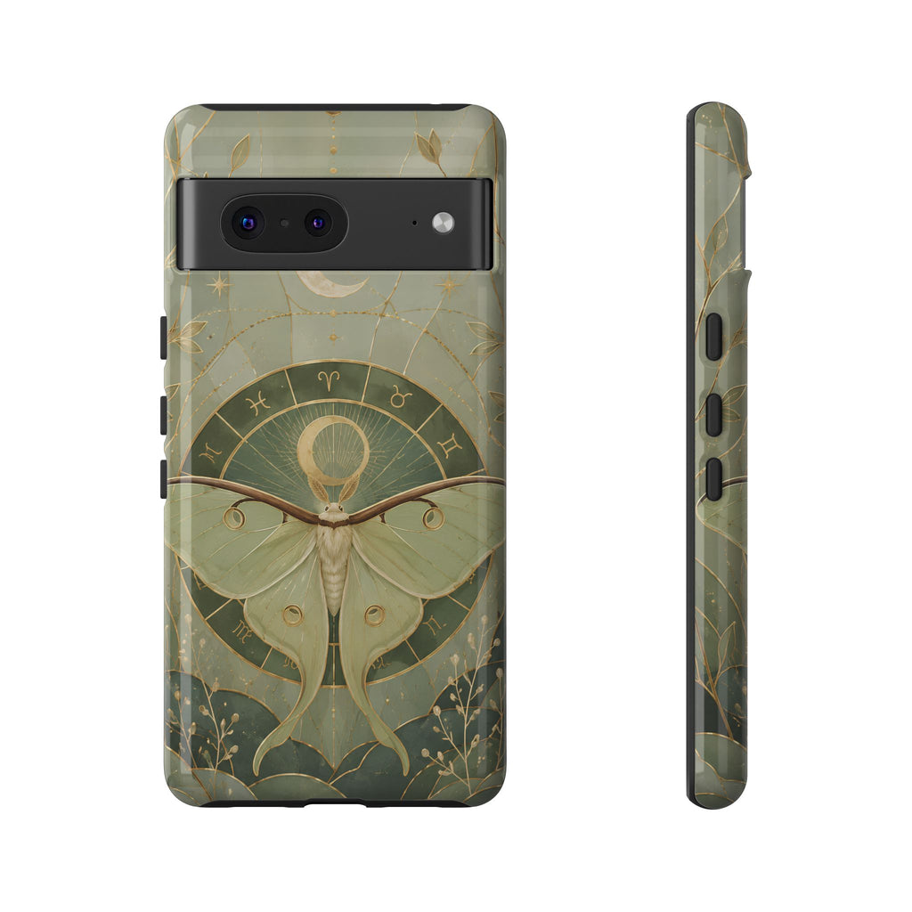 Luna Moth Google Pixel Phone Case | Celestial Moth Phone Case