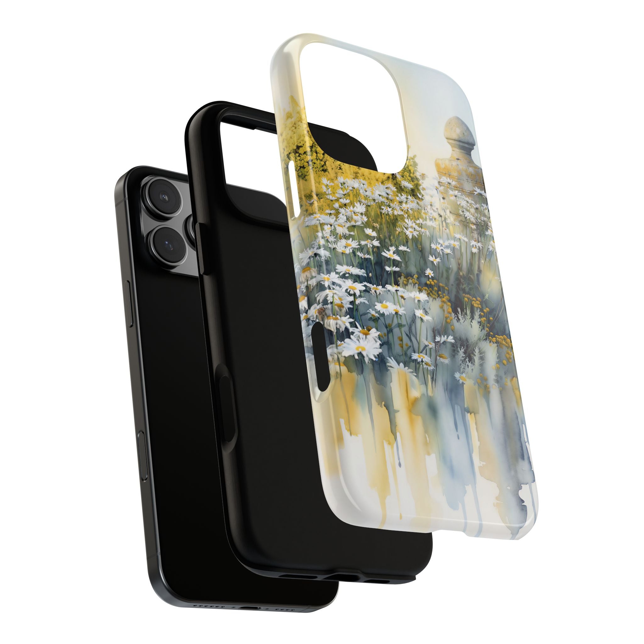 Cover per iPhone "Giardino Fiorito Margherite Acquerello"