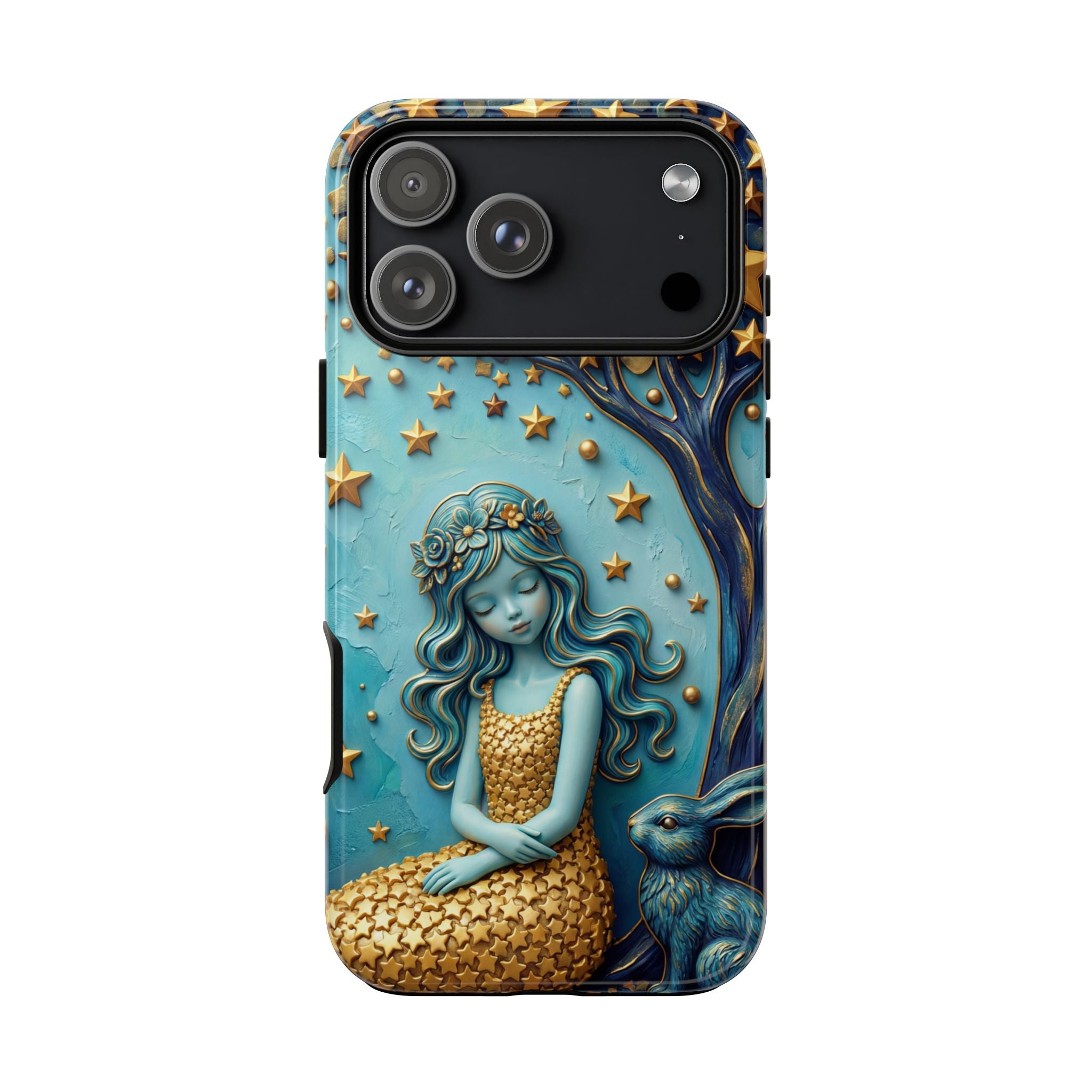 Dreamy Maiden & Star Tree iPhone Case