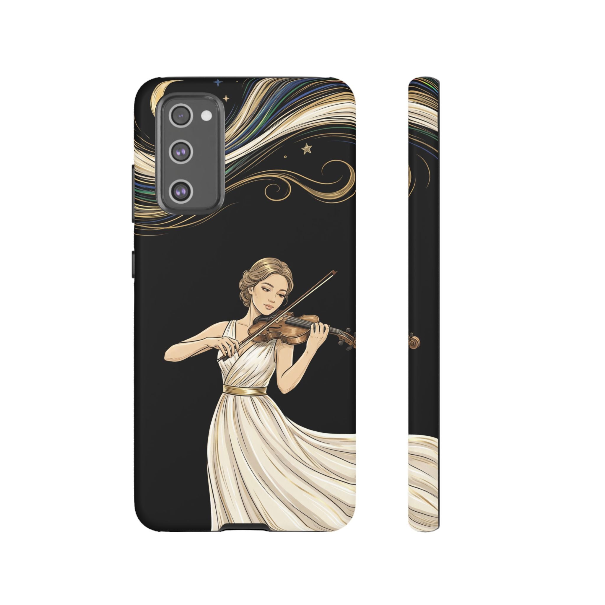 Violinist Samsung Galaxy Phone Case | Elegant Classical Musicist Design