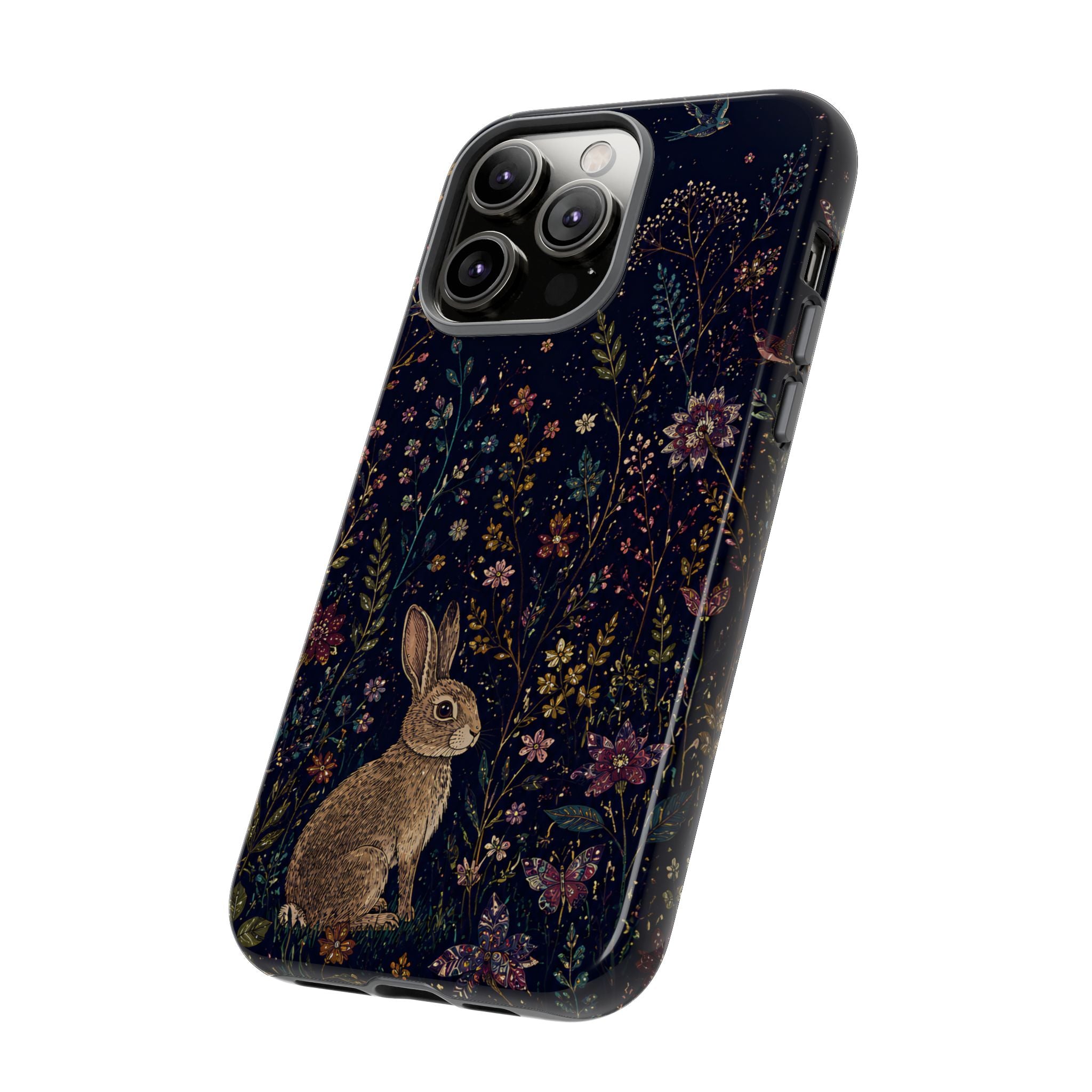 Rabbit iPhone Case | Woodland Bunny Art Cover