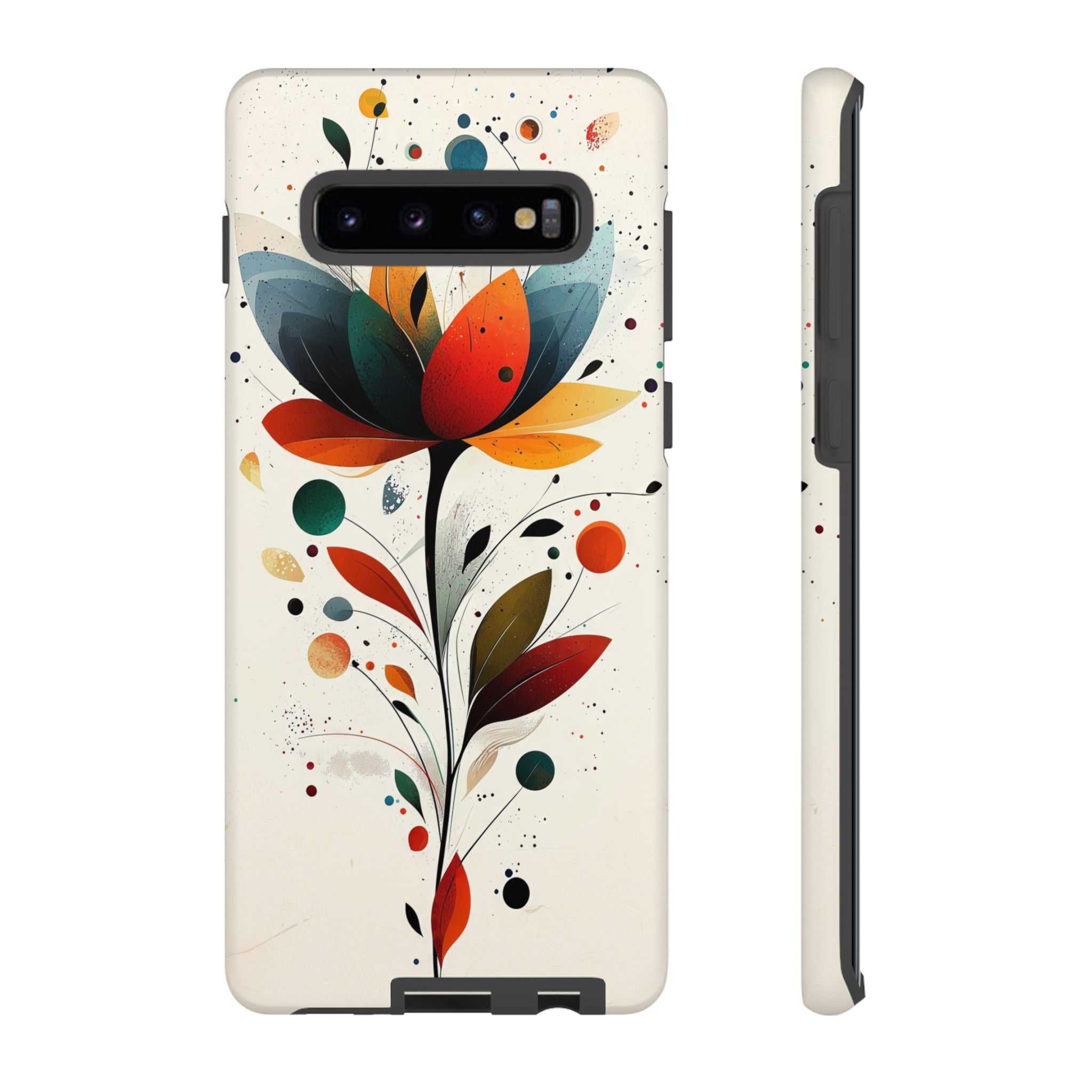 Floral Art Samsung Galaxy Case | Colourful Abstract Bloom