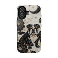 Bulldog Floral MagSafe iPhone Case — Moon & Peony Protective Case