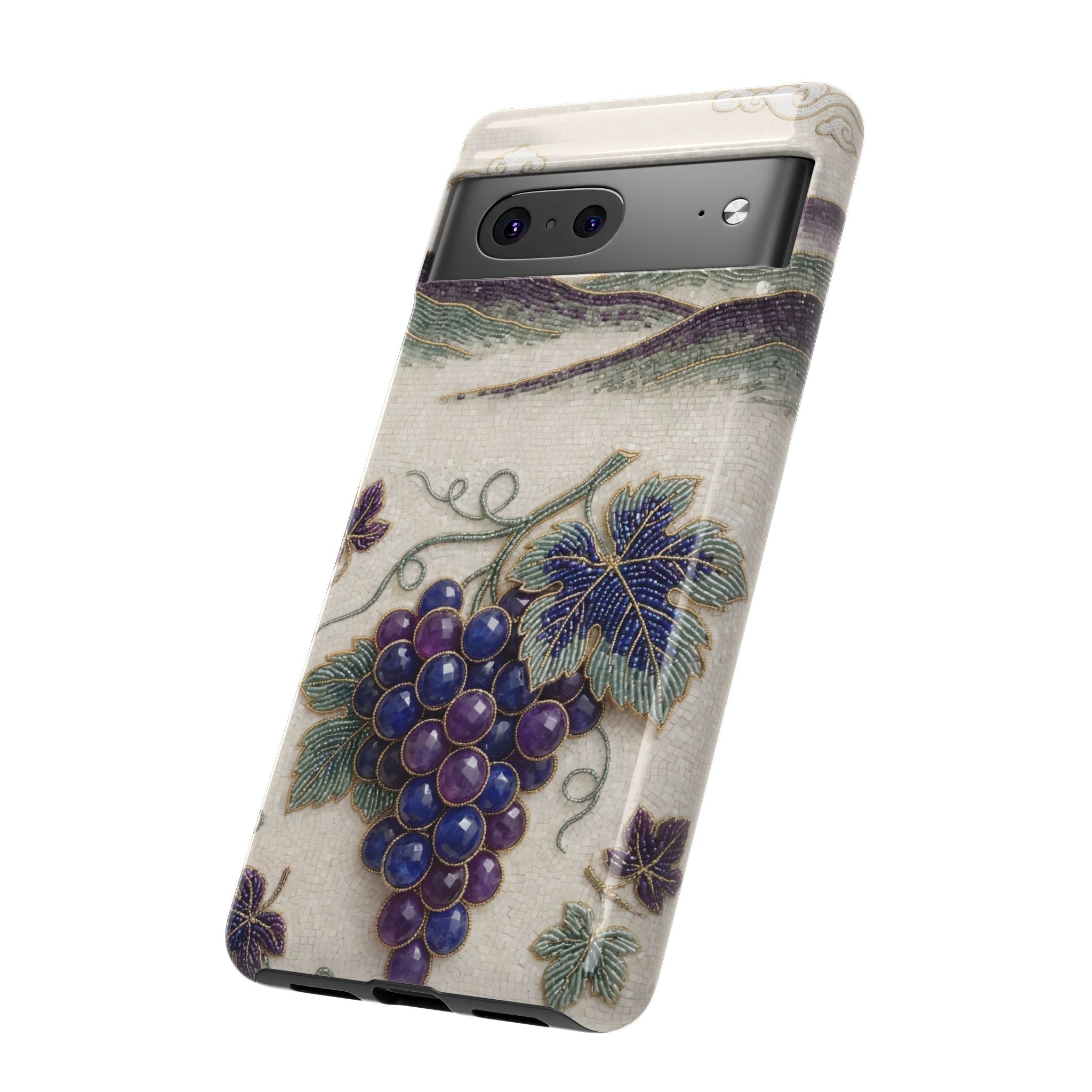 Vintage Grape Google Pixel Phone Case – Botanical Vineyard Art Phone Cover