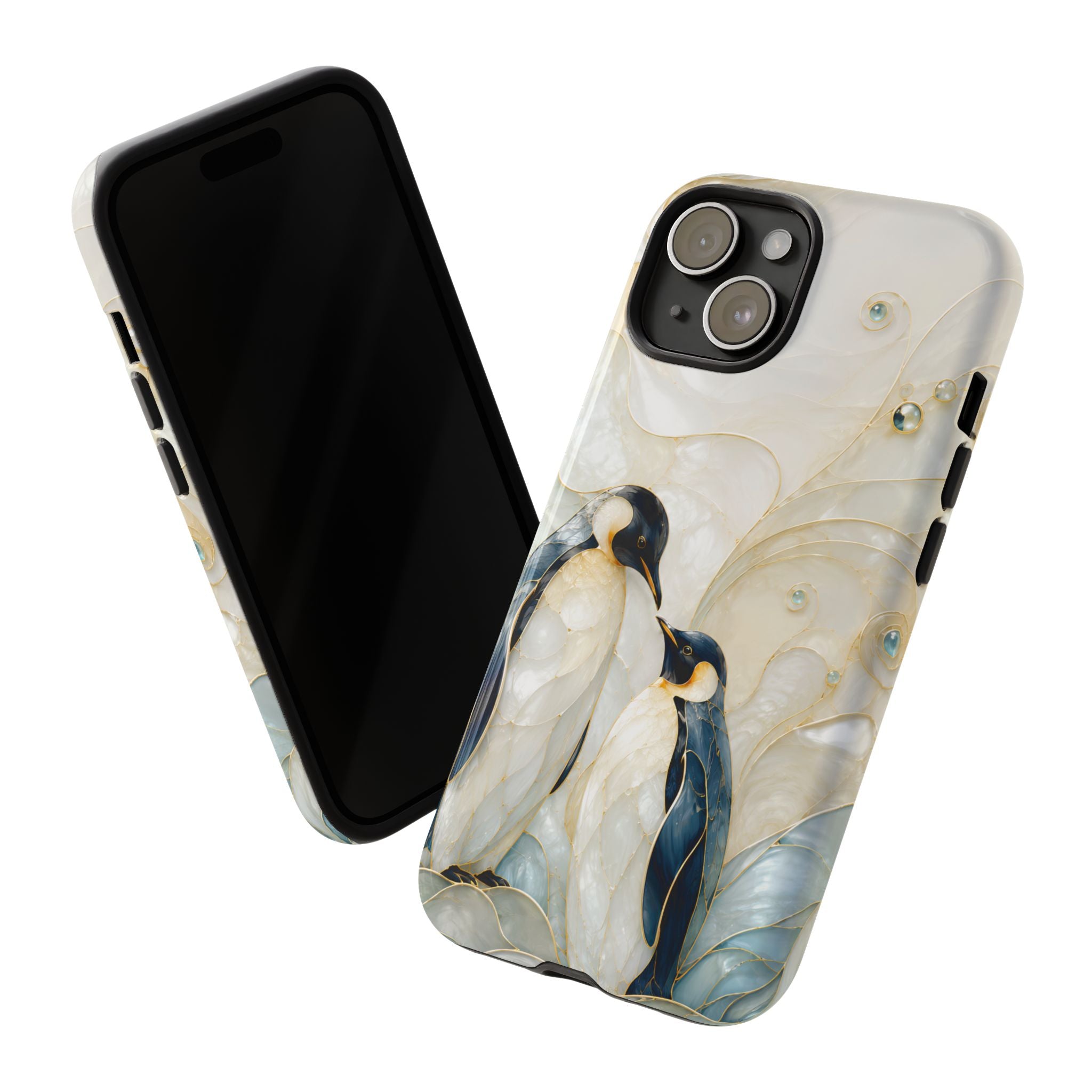 Penguin iPhone Case | Cute Penguin Couple Phone Case