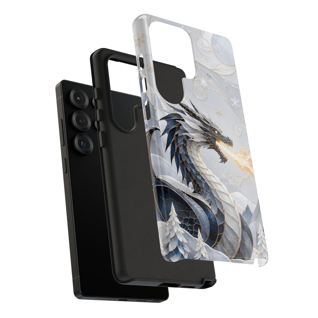 Ice Dragon Samsung Galaxy Phone Case | Winter Dragon Phone Case