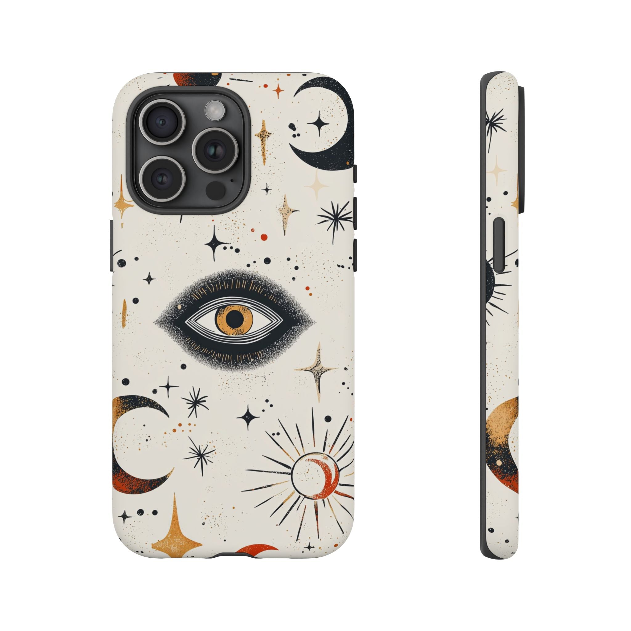 Mystic Eye iPhone Case | Celestial Moon & Star