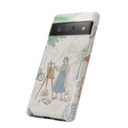 Artist in Paris Google Pixel Phone Case | Vintage Painter Street Scene Protective Cover
