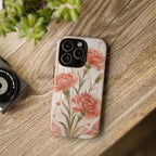 Carnation iPhone Case | Pink Floral iPhone Case